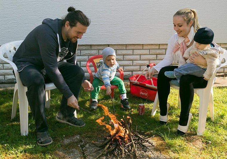 Naš mini kres in pečene sladkorne penice