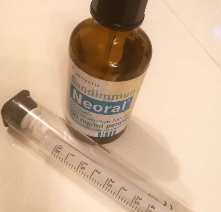Ciklosporin, imunosupresiv, zaviralec imunskega sistema – naša pot/izkušnja – 4 mesece od začetka jemanja