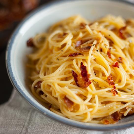 Klasična carbonara – brez smetane