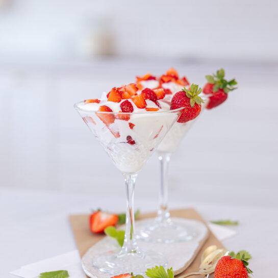 Mehiške fresas con crema – jagode s kremo