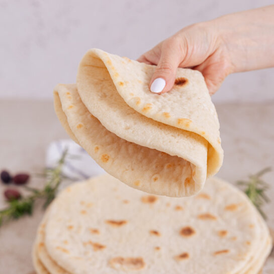 Grški pita kruh – za gyrose