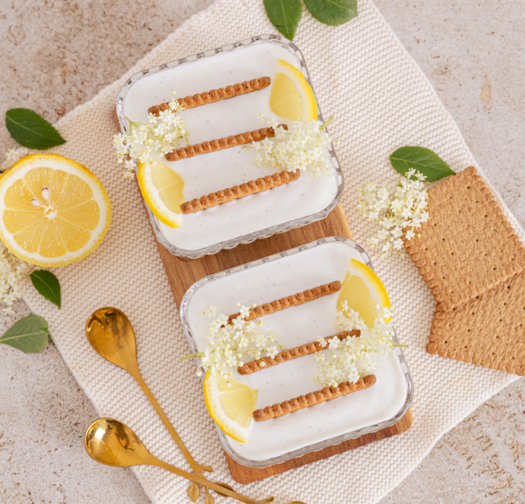 Limonin bezgov kefir japonski cheesecake