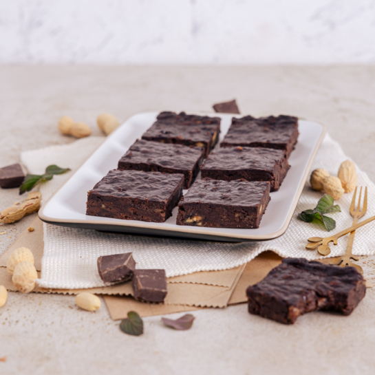 Brownie iz 3 sestavin – brez glutena, jajc in laktoze