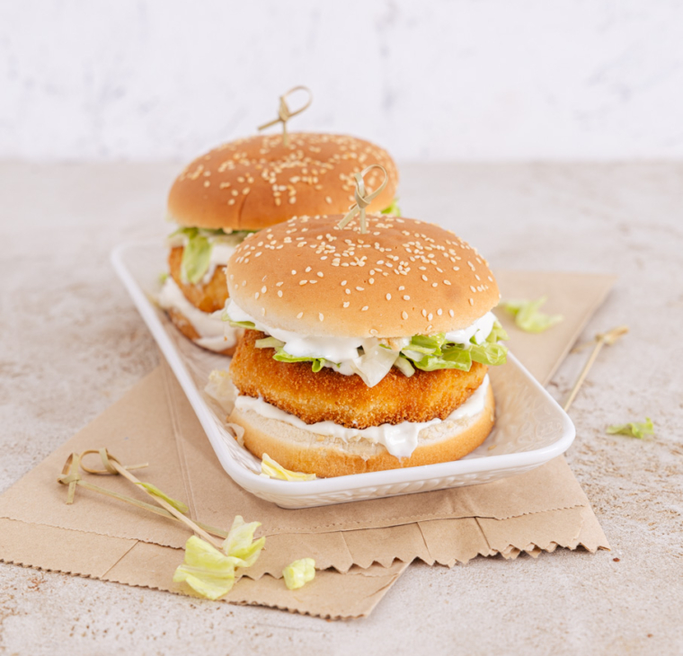 Domači McChicken burger