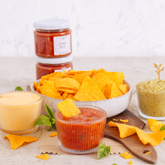 Domača salsa in nacho omaka